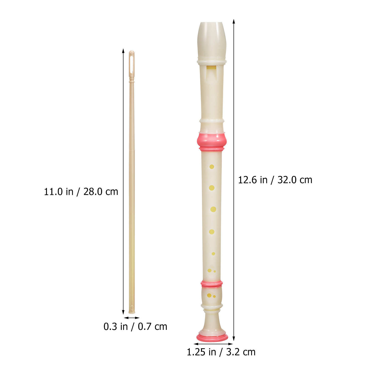 Soprano Recorder 2 Piece 8 Hol - đánh giá và giá Soprano Recorder Plastic