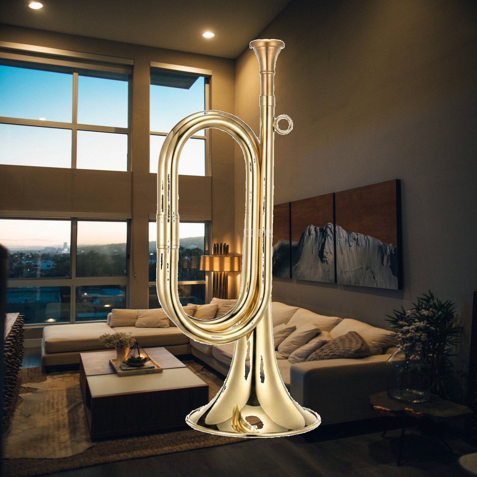 Brass Musical Horn Portable Ca - đánh giá và giá Musical Instrument Bugle