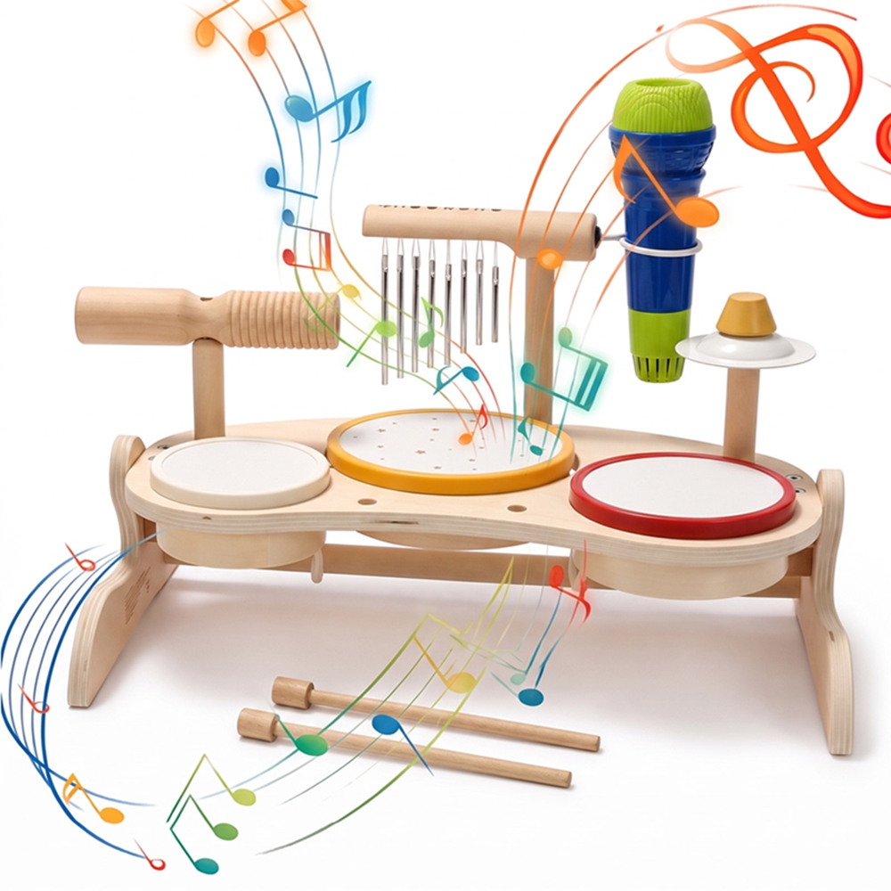 Kids Wooden Drum Set Musical T - đánh giá và giá Musical Instrument Harmonium