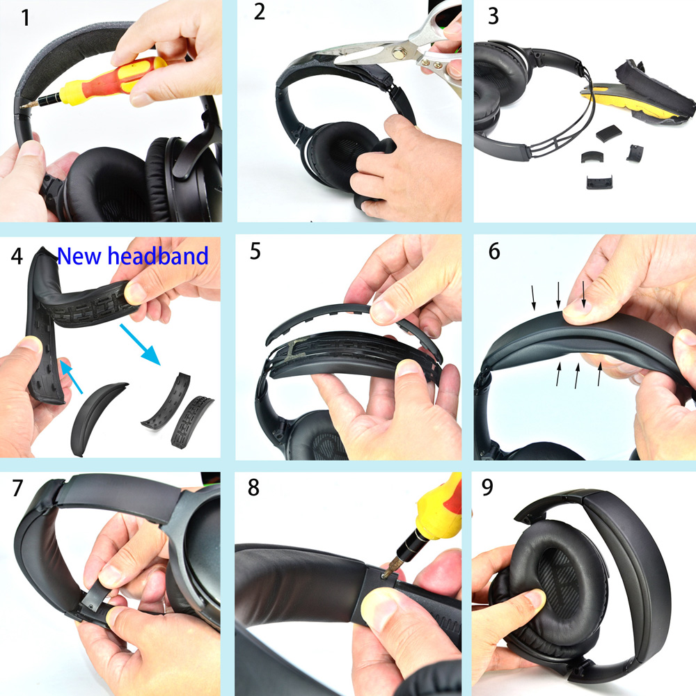 Removeable Headband For Bose Q - đánh giá và giá Bose Headphone Qc45
