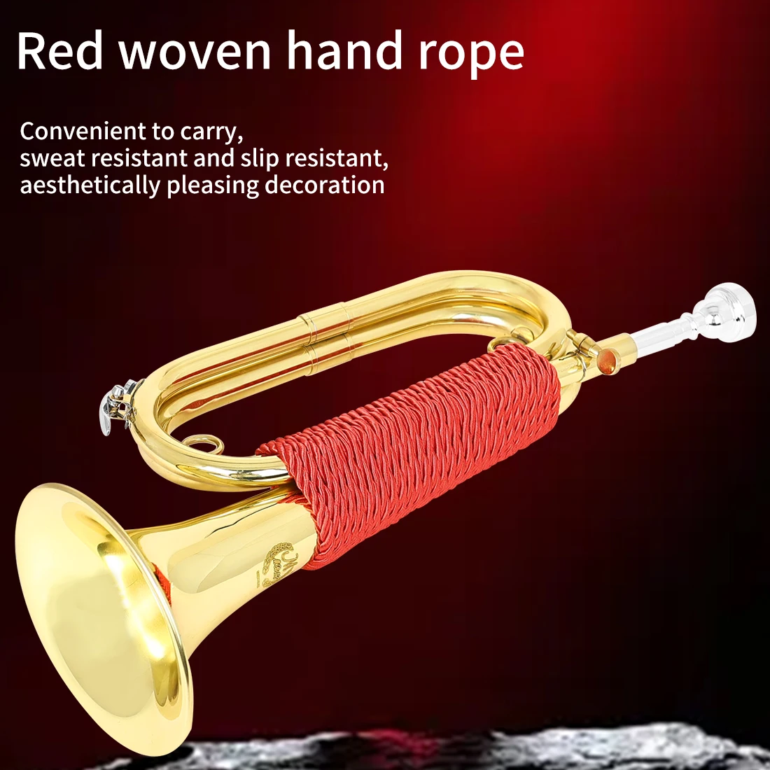 M MBAT Bugle Spanish Flugelhor - đánh giá và giá Musical Instrument Bugle